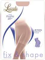 Levante - גרביון מחטב PROFILE 20 דנייר - MELON צבע גוף בהיר - MASHBIR//365