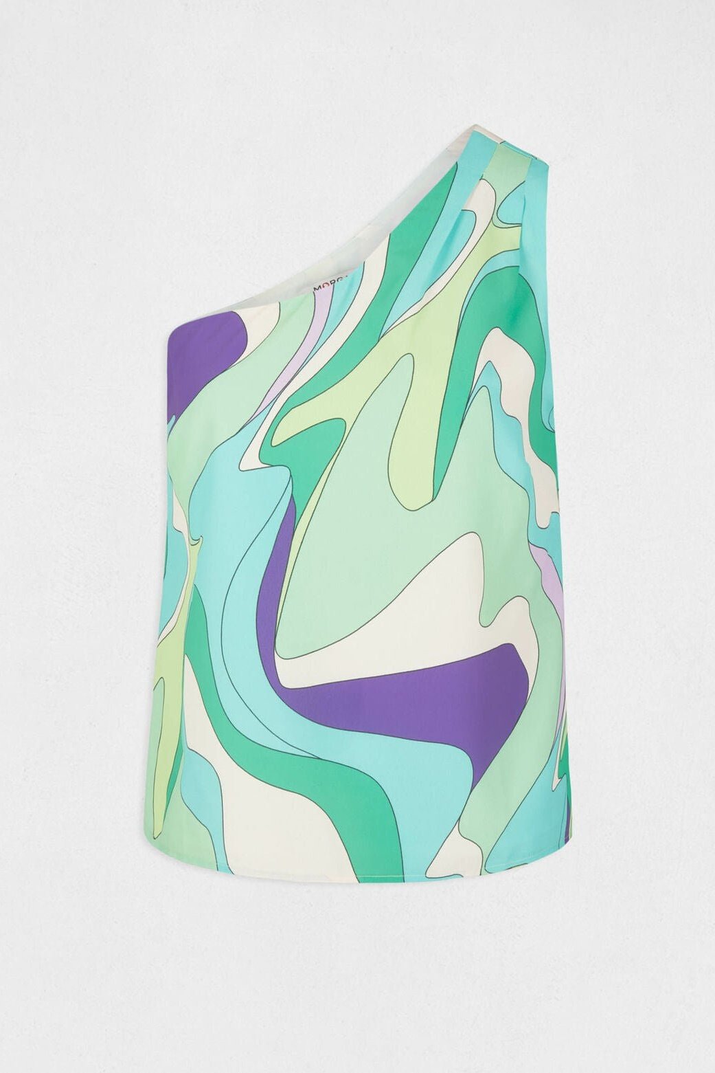 MORGAN - גופיה א- סימטרית בשילוב צבעים - MASHBIR//365