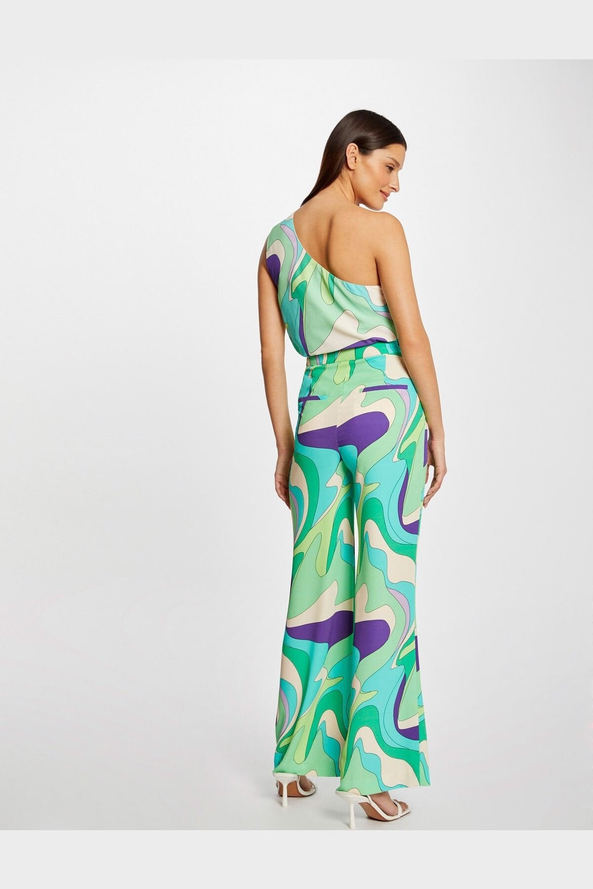 MORGAN - גופיה א- סימטרית בשילוב צבעים - MASHBIR//365