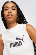 PUMA - גופיה לנשים ESS Slim Logo Tank בצבע לבן - MASHBIR//365