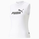 PUMA - גופיה לנשים ESS Slim Logo Tank בצבע לבן - MASHBIR//365