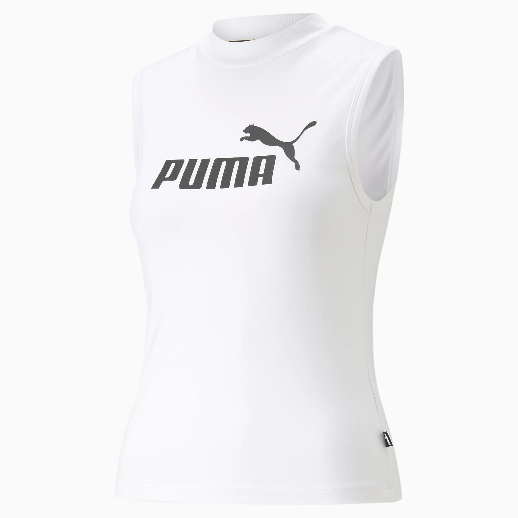 PUMA - גופיה לנשים ESS Slim Logo Tank בצבע לבן - MASHBIR//365