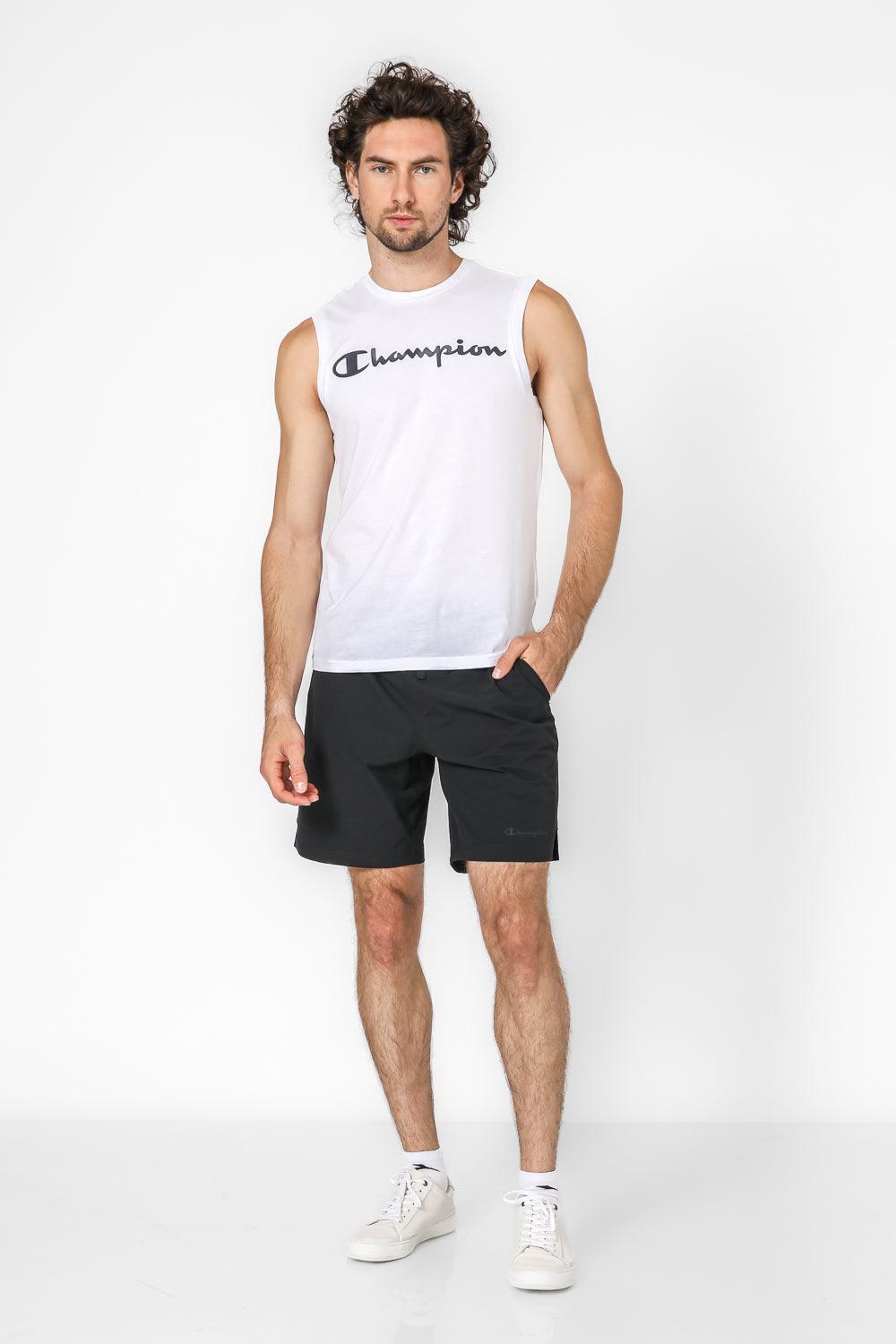 CHAMPION - גופיה SLEEVELESS CREWNECK בצבע לבן - MASHBIR//365