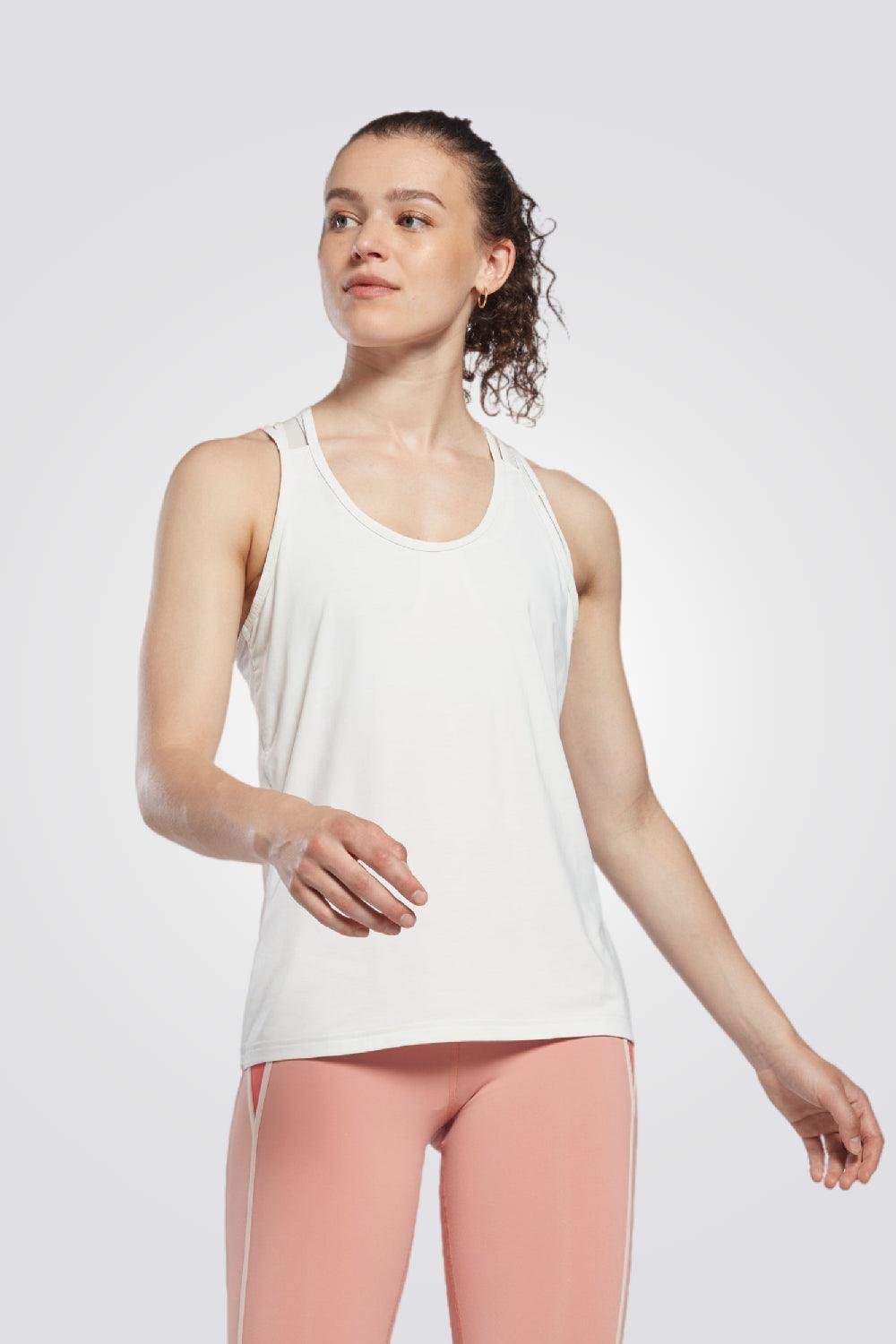 REEBOK - גופייה ATHLETIC TANK בצבע לבן - MASHBIR//365