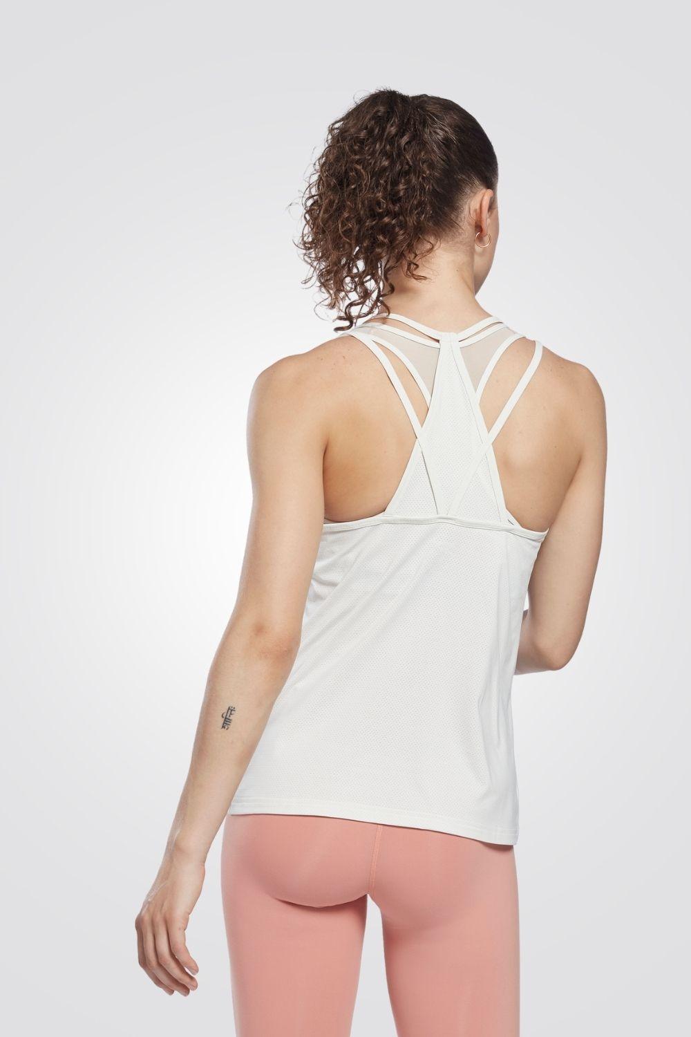 REEBOK - גופייה ATHLETIC TANK בצבע לבן - MASHBIR//365