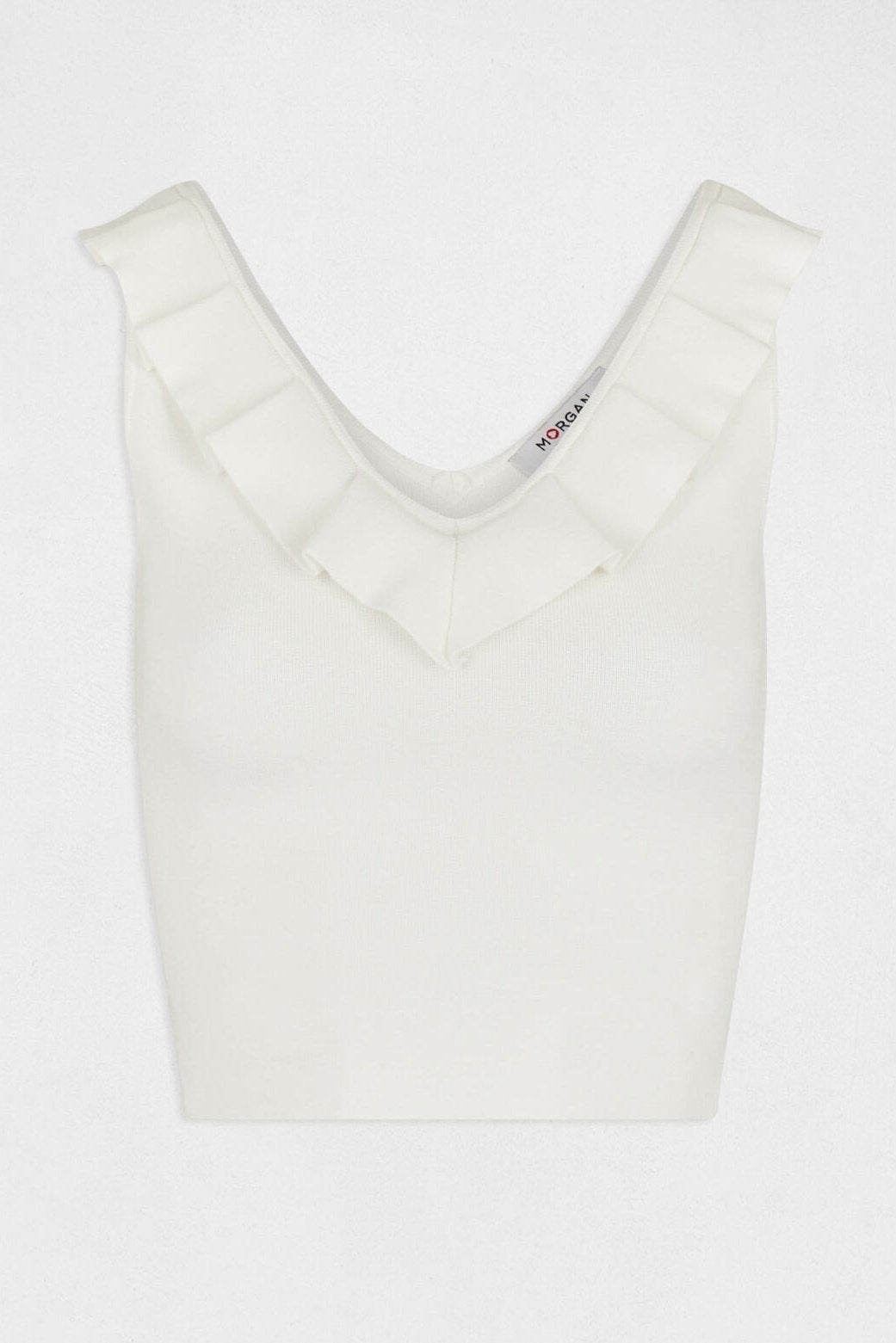 MORGAN - גופייה בצבע לבן - MASHBIR//365