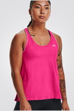 UNDER ARMOUR - גופייה Knockout Tank בצבע ורוד - MASHBIR//365
