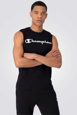 CHAMPION - גופייה לגבר בצבע שחור - MASHBIR//365