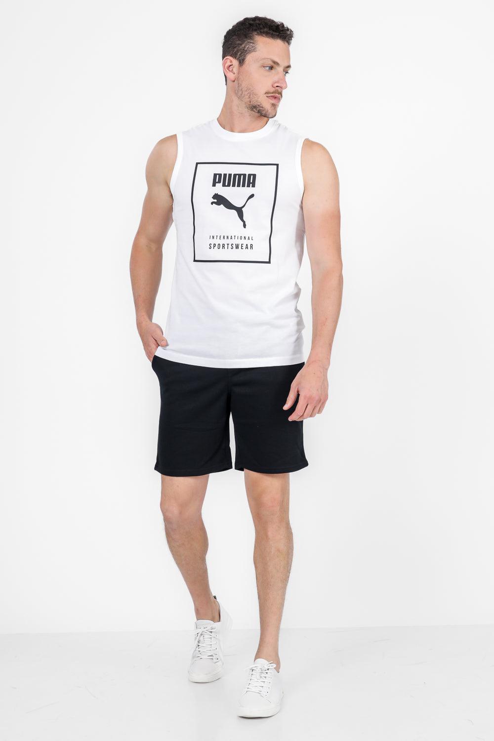 PUMA - גופייה לגבר International בצבע לבן - MASHBIR//365