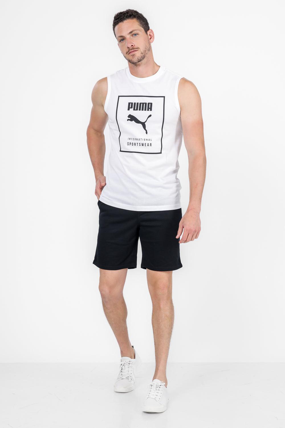 PUMA - גופייה לגבר International בצבע לבן - MASHBIR//365