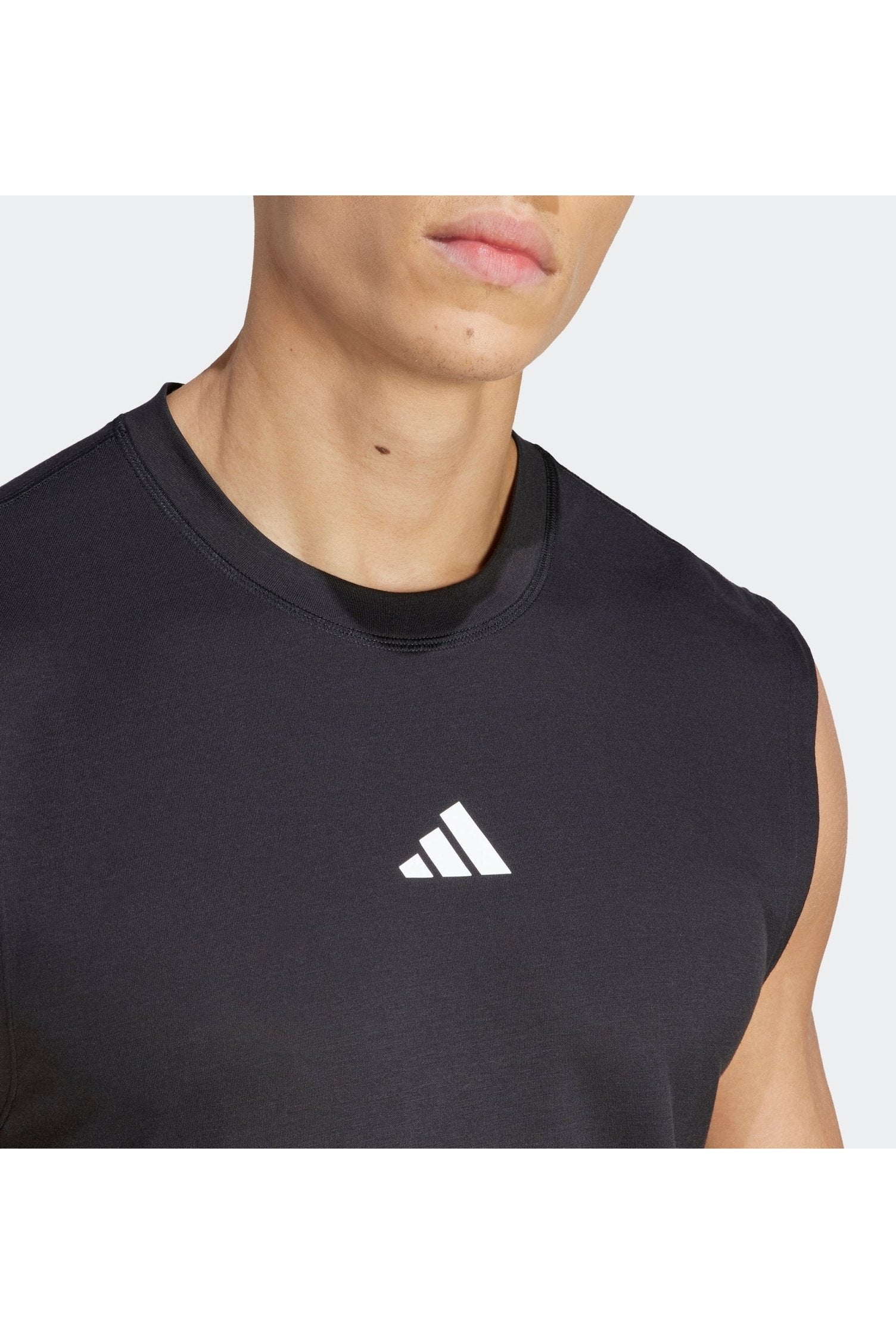 ADIDAS - גופייה לגברים POWER WORKOUT בצבע שחור - MASHBIR//365