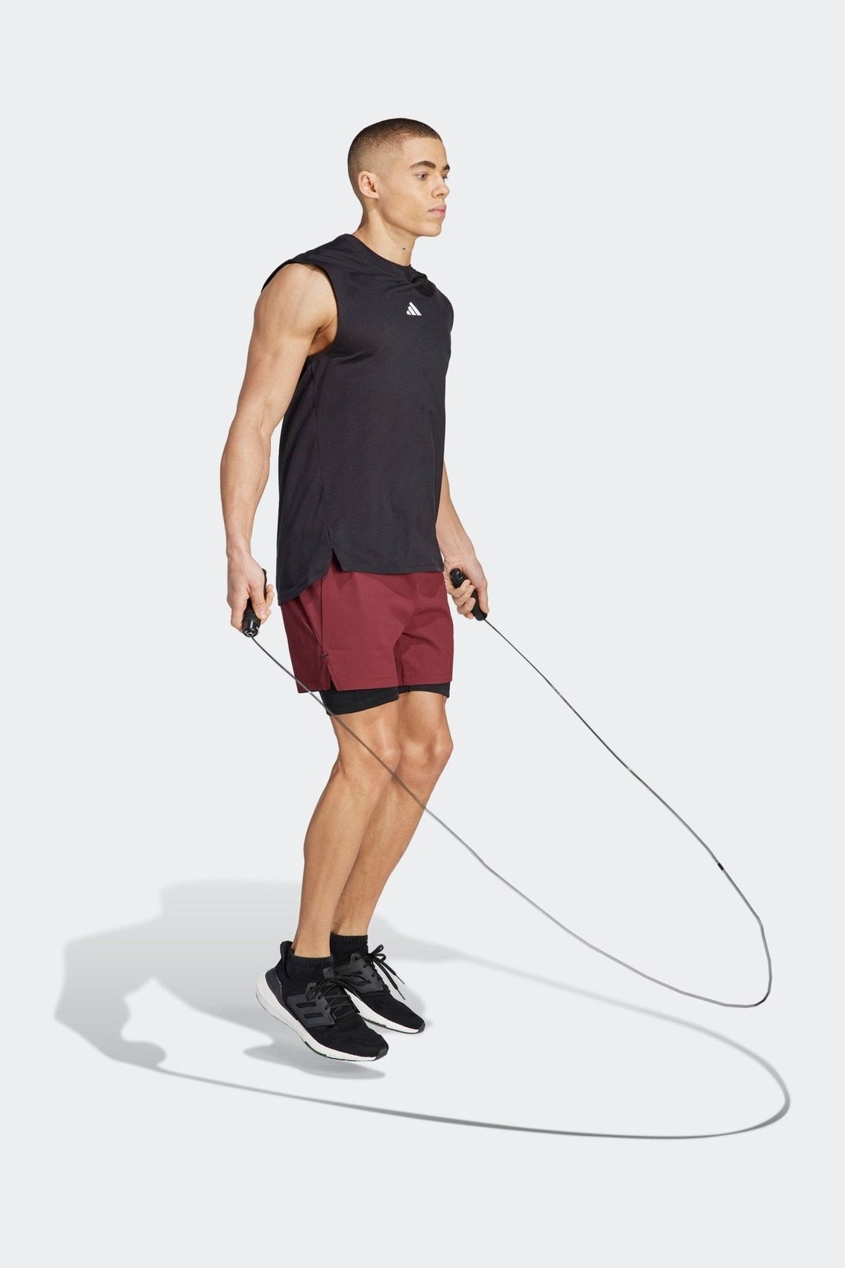 ADIDAS - גופייה לגברים POWER WORKOUT בצבע שחור - MASHBIR//365