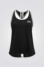 UNDER ARMOUR - גופייה לנערות Knockout בצבע שחור - MASHBIR//365