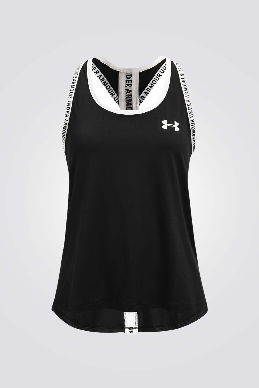 UNDER ARMOUR - גופייה לנערות Knockout בצבע שחור - MASHBIR//365