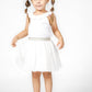 OKAIDI - גופייה עם צווארון מסולסל לילדות בצבע לבן - MASHBIR//365 - 2