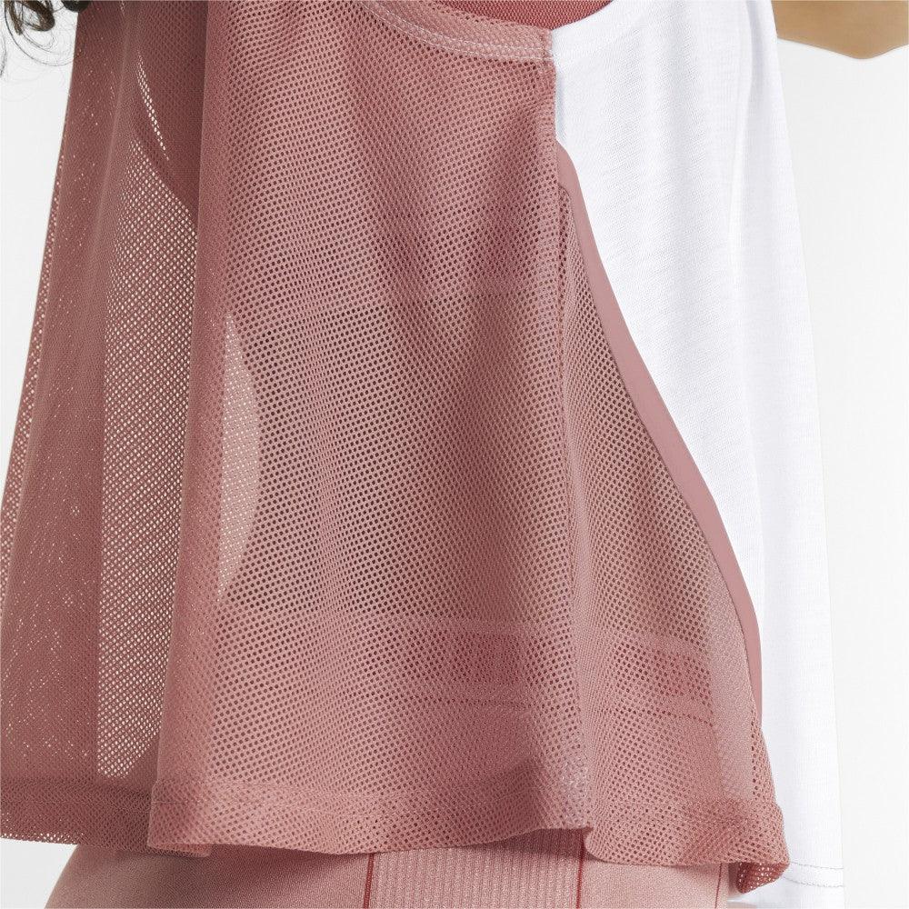 PUMA - גופייה Modern Sports Tank בצבע לבן ורוז - MASHBIR//365