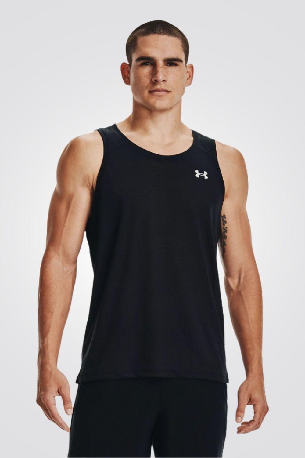 UNDER ARMOUR - גופייה Streaker Singlet בצבע שחור - MASHBIR//365