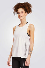 PUMA - גופייה TRAIN LOGO MUSCLE לבנה - MASHBIR//365