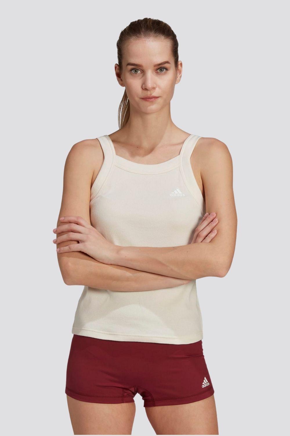 ADIDAS - גופייה YOGA בצבע בז' - MASHBIR//365