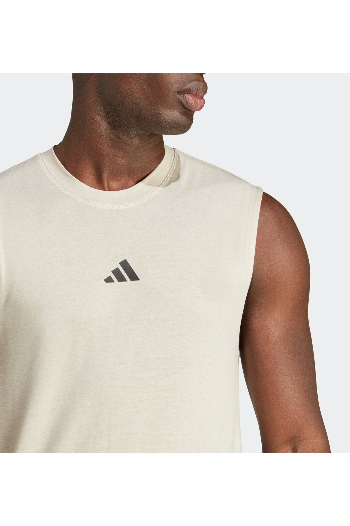 ADIDAS - גופיית אימון לגברים POWER TANK בצבע בז' - MASHBIR//365
