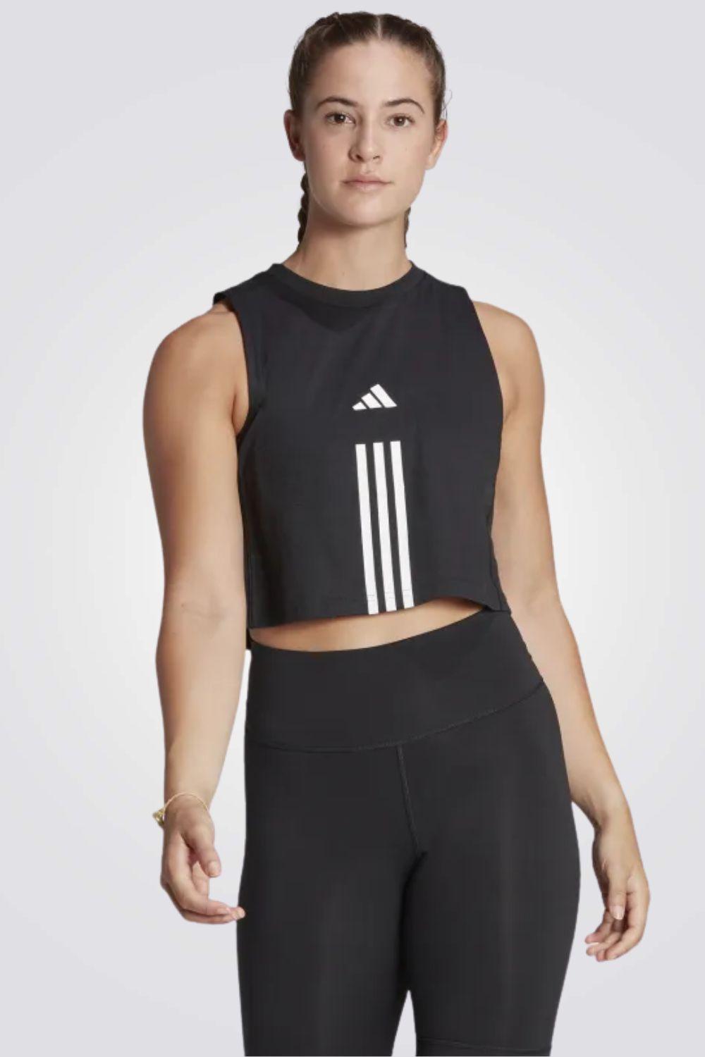 ADIDAS - גופיית אימון לנשים בצבע שחור - MASHBIR//365