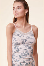 ETAM - גופיית פיג'מה ALMAN הדפס כחול - MASHBIR//365