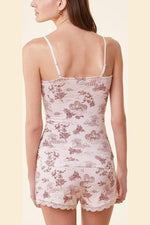 ETAM - גופיית פיג'מה ALMAN הדפס חום - MASHBIR//365