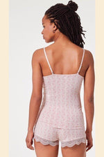 ETAM - גופיית פיג'מה ANOUK הדפס פרחוני ורוד - MASHBIR//365