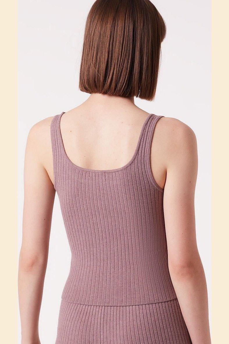 ETAM - גופיית פיג'מה אריג ריב BALINA ורוד עתיק - MASHBIR//365