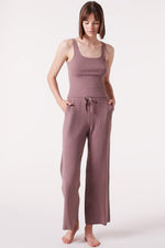 ETAM - גופיית פיג'מה אריג ריב BALINA ורוד עתיק - MASHBIR//365