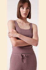 ETAM - גופיית פיג'מה אריג ריב BALINA ורוד עתיק - MASHBIR//365