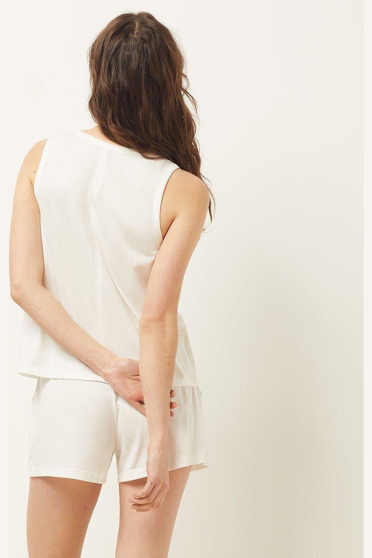 ETAM - גופיית פיג'מה GAM לבנה - MASHBIR//365