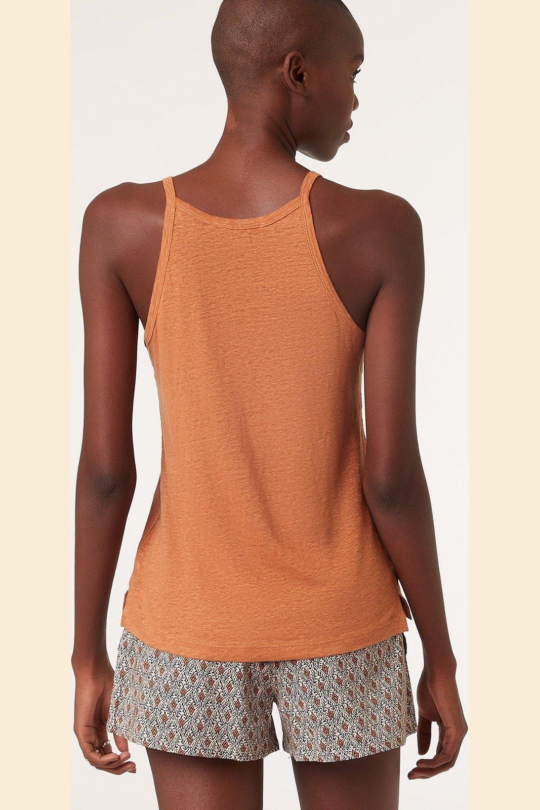 ETAM - גופיית פשתן JOA כתומה - MASHBIR//365