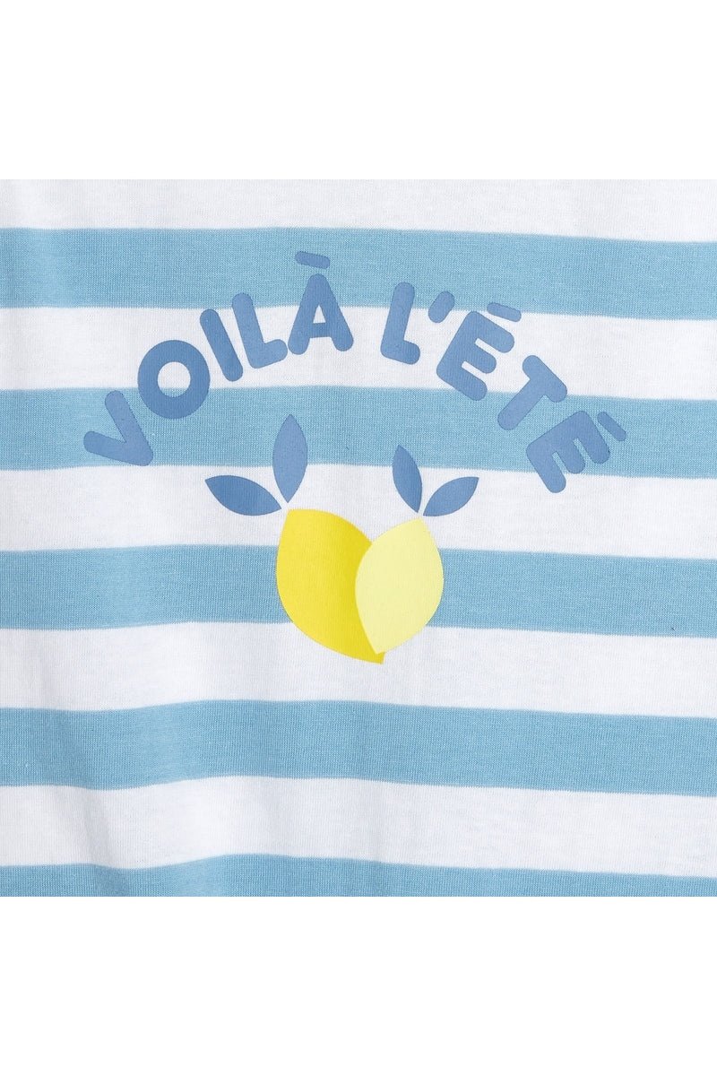 OKAIDI - גופיית פסים בצבע כחול לילדות - MASHBIR//365