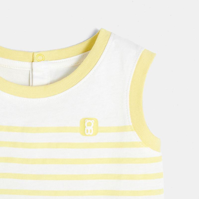 OBAIBI - גופיית פסים צהובה לתינוקות - MASHBIR//365