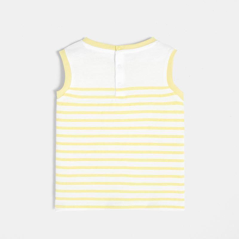 OBAIBI - גופיית פסים צהובה לתינוקות - MASHBIR//365