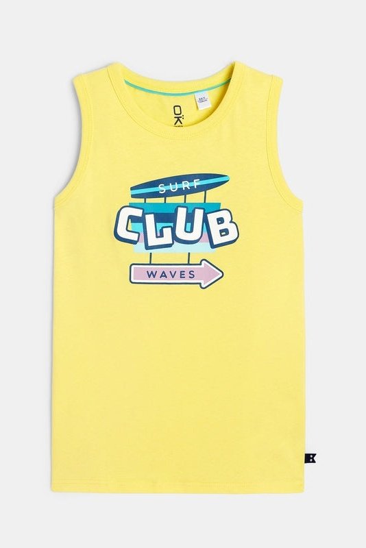 OKAIDI - גופיית הדפס בצבע צהוב - MASHBIR//365