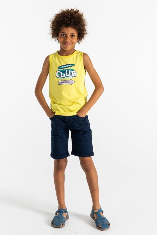 OKAIDI - גופיית הדפס בצבע צהוב - MASHBIR//365