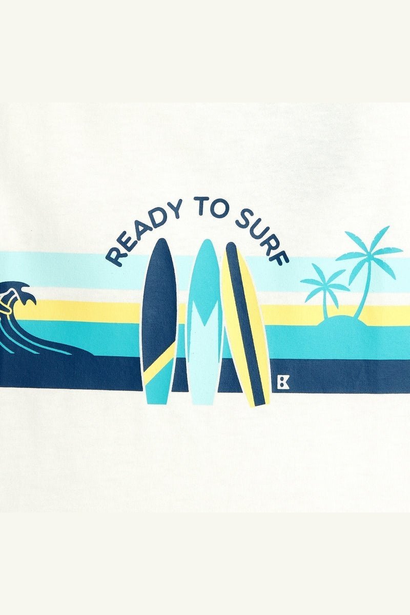 OKAIDI - גופיית הדפס בצבע לבן - MASHBIR//365