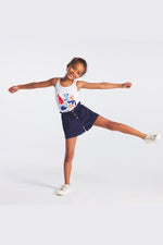 OKAIDI - גופיית הדפס בצבע לבן לילדות - MASHBIR//365