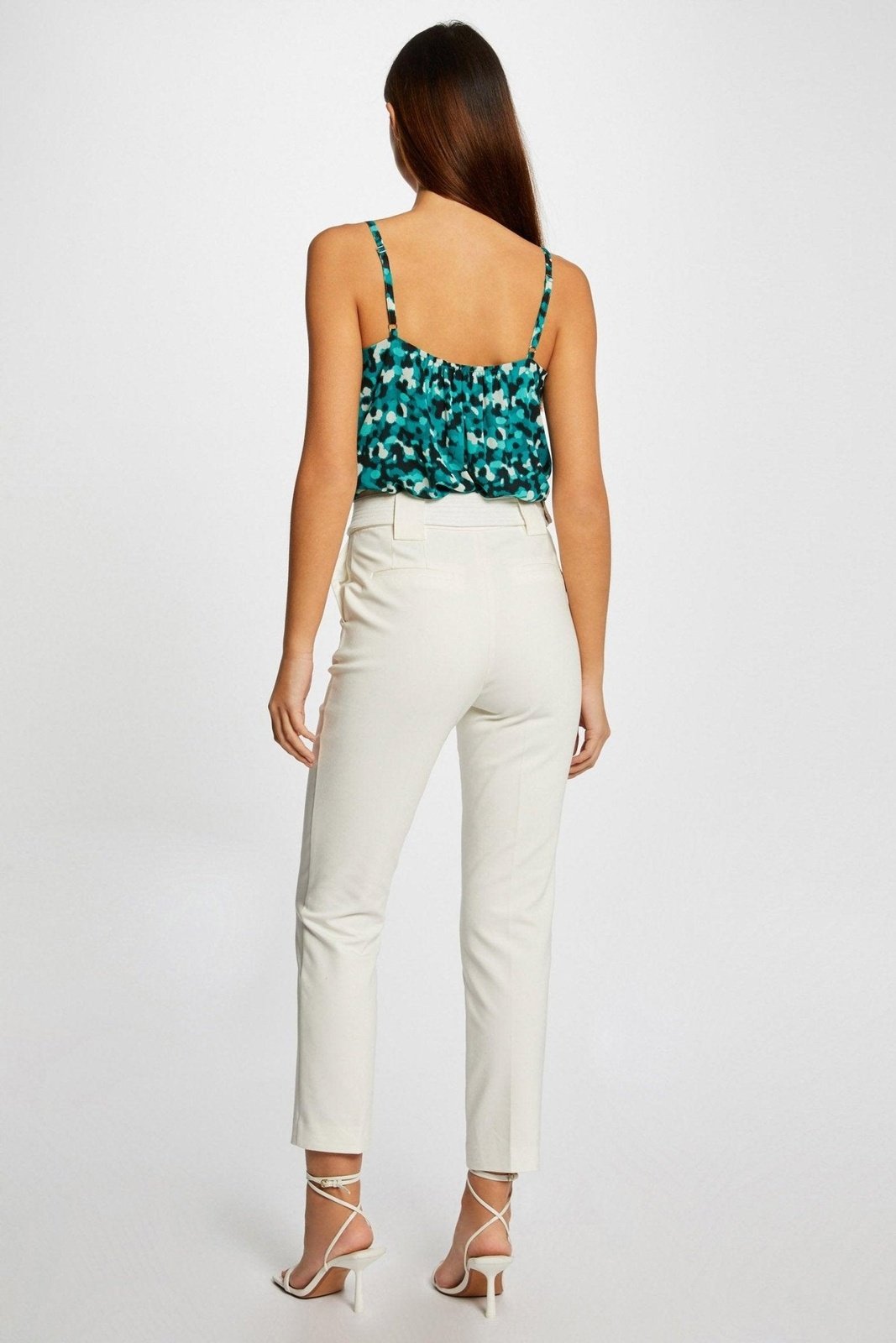 MORGAN - גופיית הדפס בגוון ירוק - MASHBIR//365