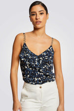 MORGAN - גופיית הדפס בגוון כחול - MASHBIR//365