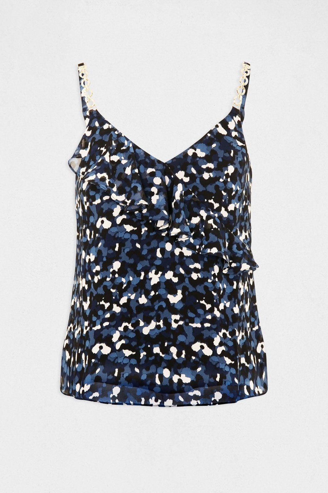 MORGAN - גופיית הדפס בגוון כחול - MASHBIR//365