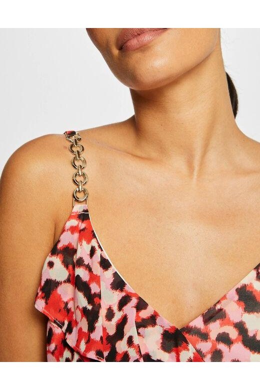 MORGAN - גופיית הדפס בגוון ורוד - MASHBIR//365