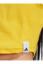 ADIDAS - גופיית קרופ לנשים W LNG RIB TANK בצבע צהוב - MASHBIR//365