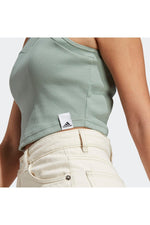 ADIDAS - גופיית קרופ לנשים W LNG RIB TANK בצבע מנטה - MASHBIR//365