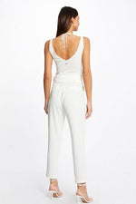 MORGAN - גופיית קשירה לנשים בצבע OFF WHITE - MASHBIR//365