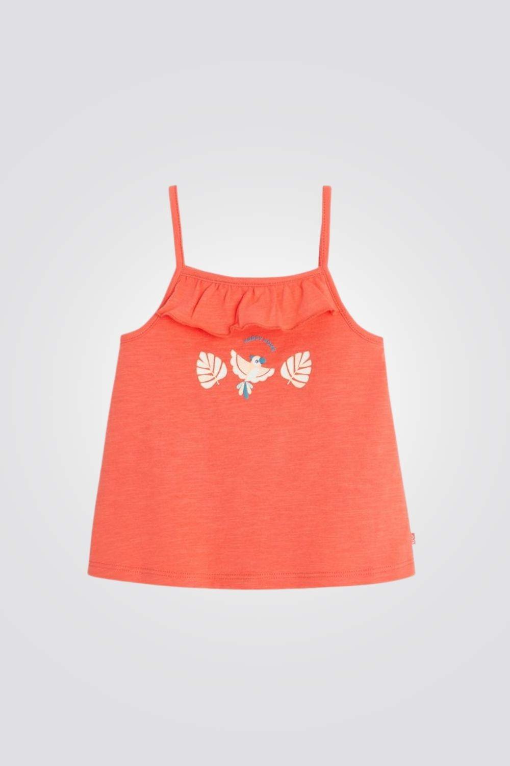 OBAIBI - גופיית מלמלה כתומה לתינוקות - MASHBIR//365