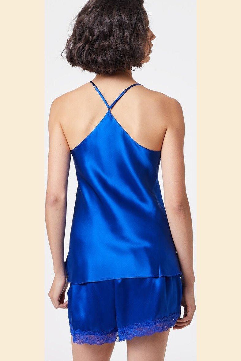 ETAM - גופיית משי PEARLY כחול רויאל - MASHBIR//365