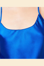 ETAM - גופיית משי PEARLY כחול רויאל - MASHBIR//365